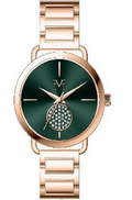 Reloj Análogo Mujer V1969 Oro Rosado V1969-V25-4