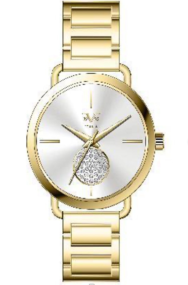 Reloj Análogo Mujer V1969 Dorado V1969-V25-6