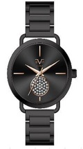 Reloj Análogo Mujer V1969 Negro V1969-V25-7