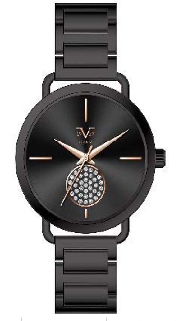 Reloj Análogo Mujer V1969 Negro V1969-V25-7