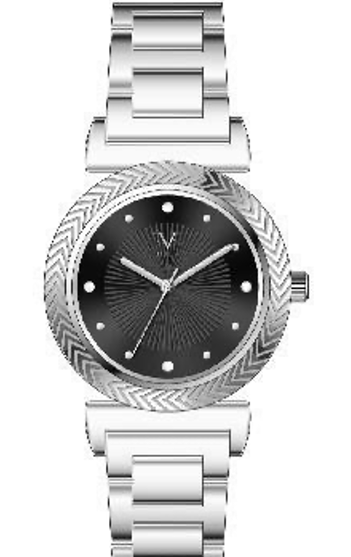 Reloj Análogo Mujer V1969 Plateado V1969-V28-3