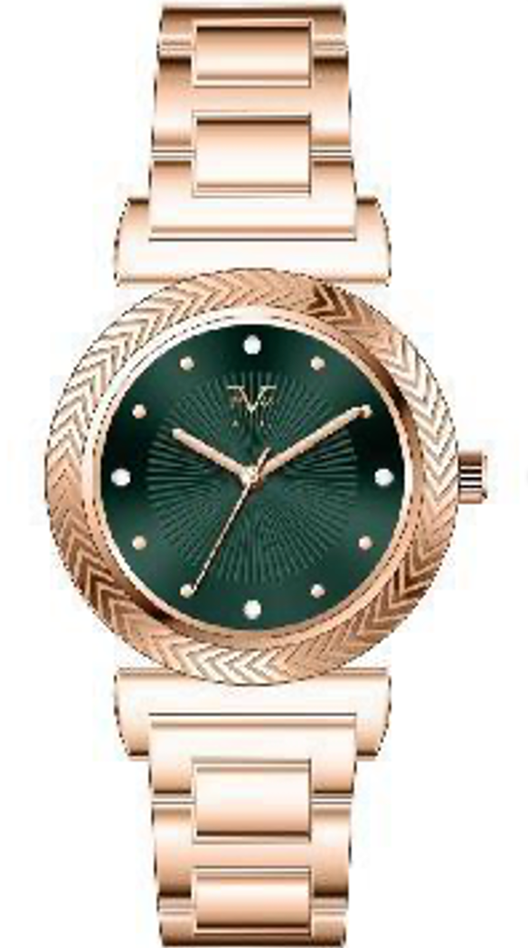 Reloj Análogo Mujer V1969 Oro Rosado V1969-V28-4