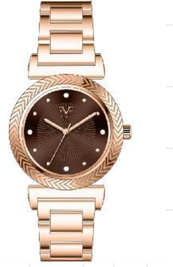 Reloj Análogo Mujer V1969 Oro Rosado V1969-V28-5