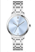 Reloj Análogo Mujer V1969 Plateado V1969-V42-2