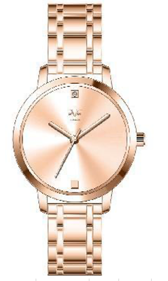 Reloj Análogo Mujer V1969 Oro Rosado V1969-V42-5