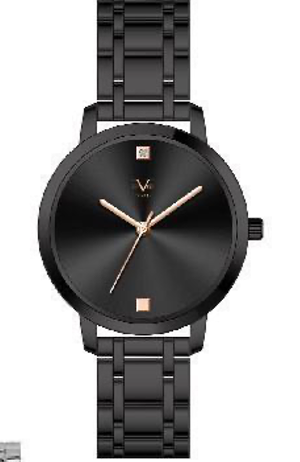 Reloj Análogo Mujer V1969 Negro V1969-V42-7