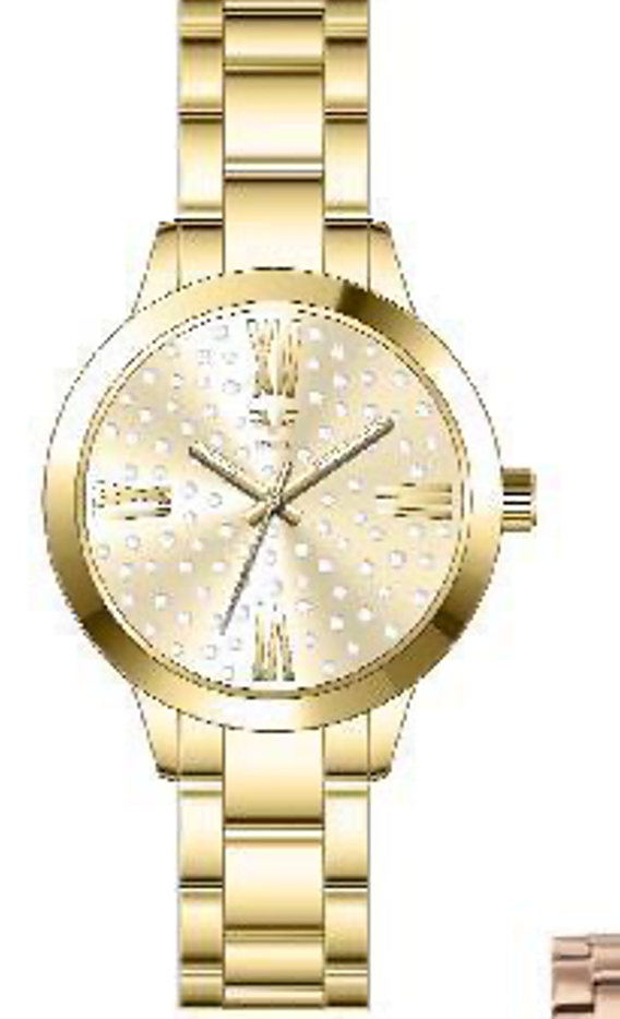 Reloj Análogo Mujer V1969 Dorado V1969-V49-6