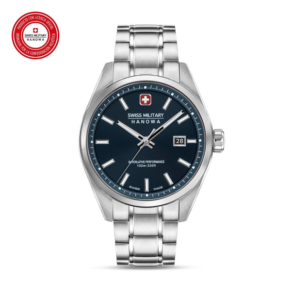 Reloj Análogo Hombre Swiss Military PIONEER Plat.