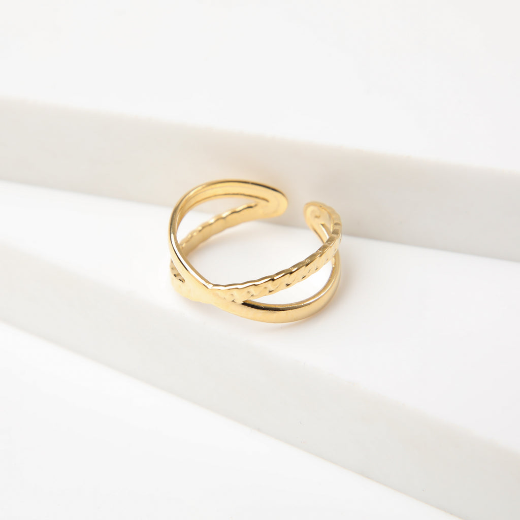 Anillo  19v69 Dorado Mujer STR334