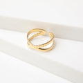 Anillo  19v69 Dorado Mujer STR334