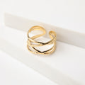 Anillo  19v69 Dorado Mujer STR336