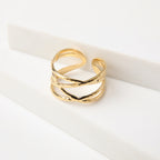 Anillo  19v69 Dorado Mujer STR336