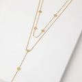 Collar Doble 19V69 Italia STNE150 Dorado