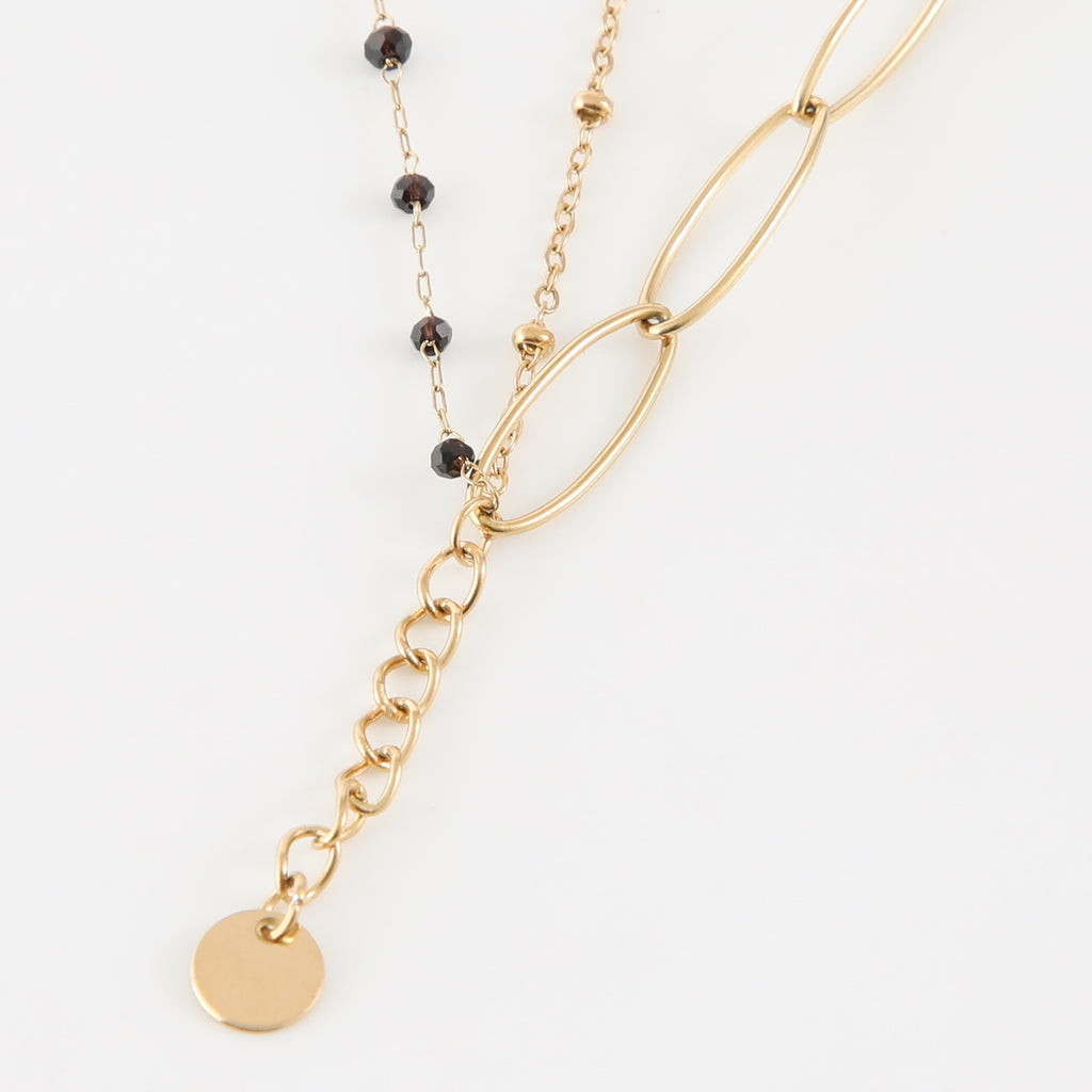 Pulsera Doble  19v69 Dorado Mujer STB162