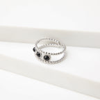 Anillo  19v69 Plateado Mujer STR124