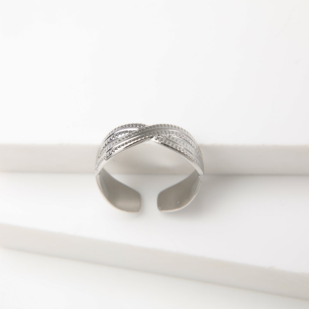 Anillo  19v69 Plateado Mujer STR219