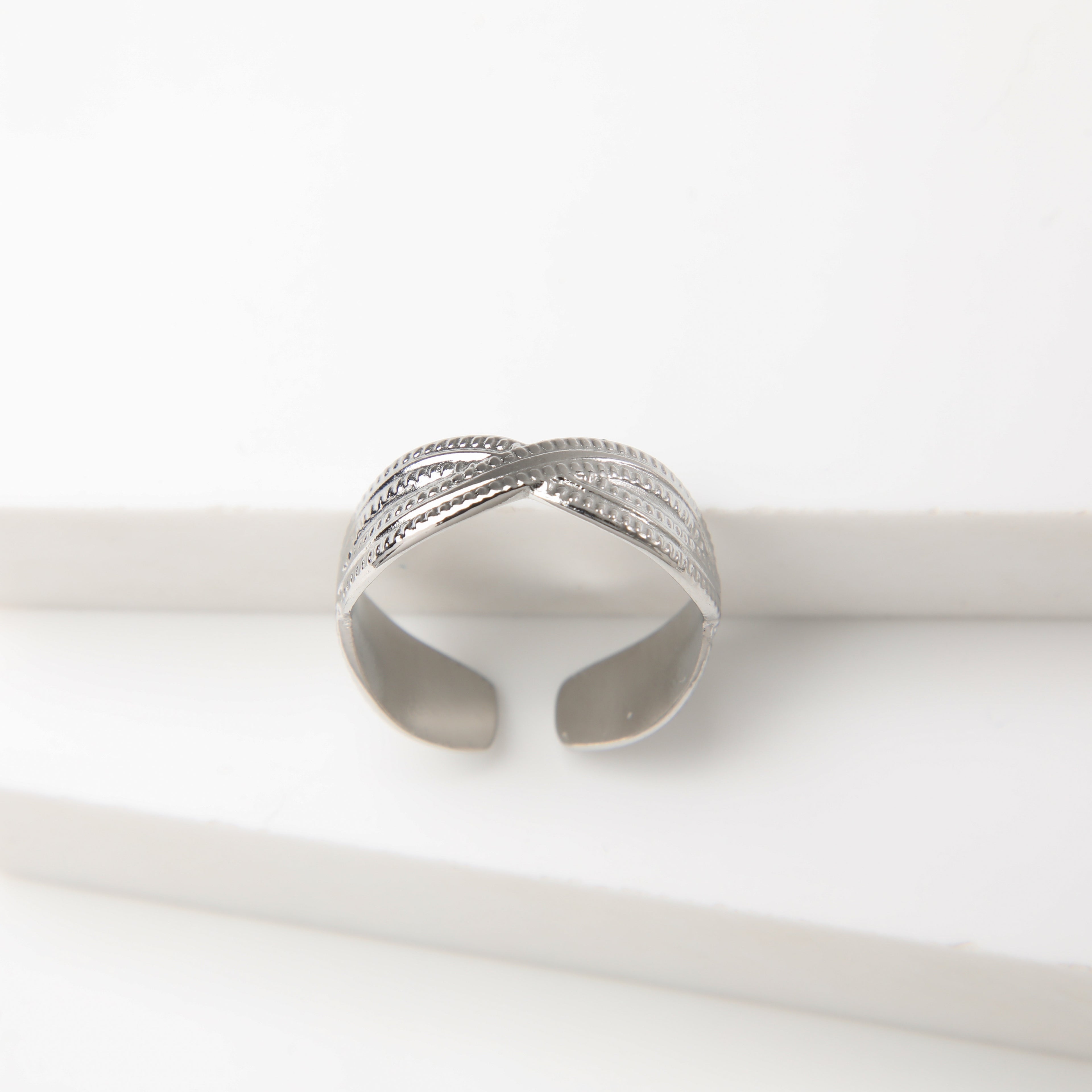 Anillo  19v69 Plateado Mujer STR219