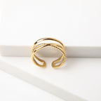Anillo  19v69 Dorado Mujer STR402