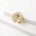 Anillo  19v69 Dorado Mujer STR115