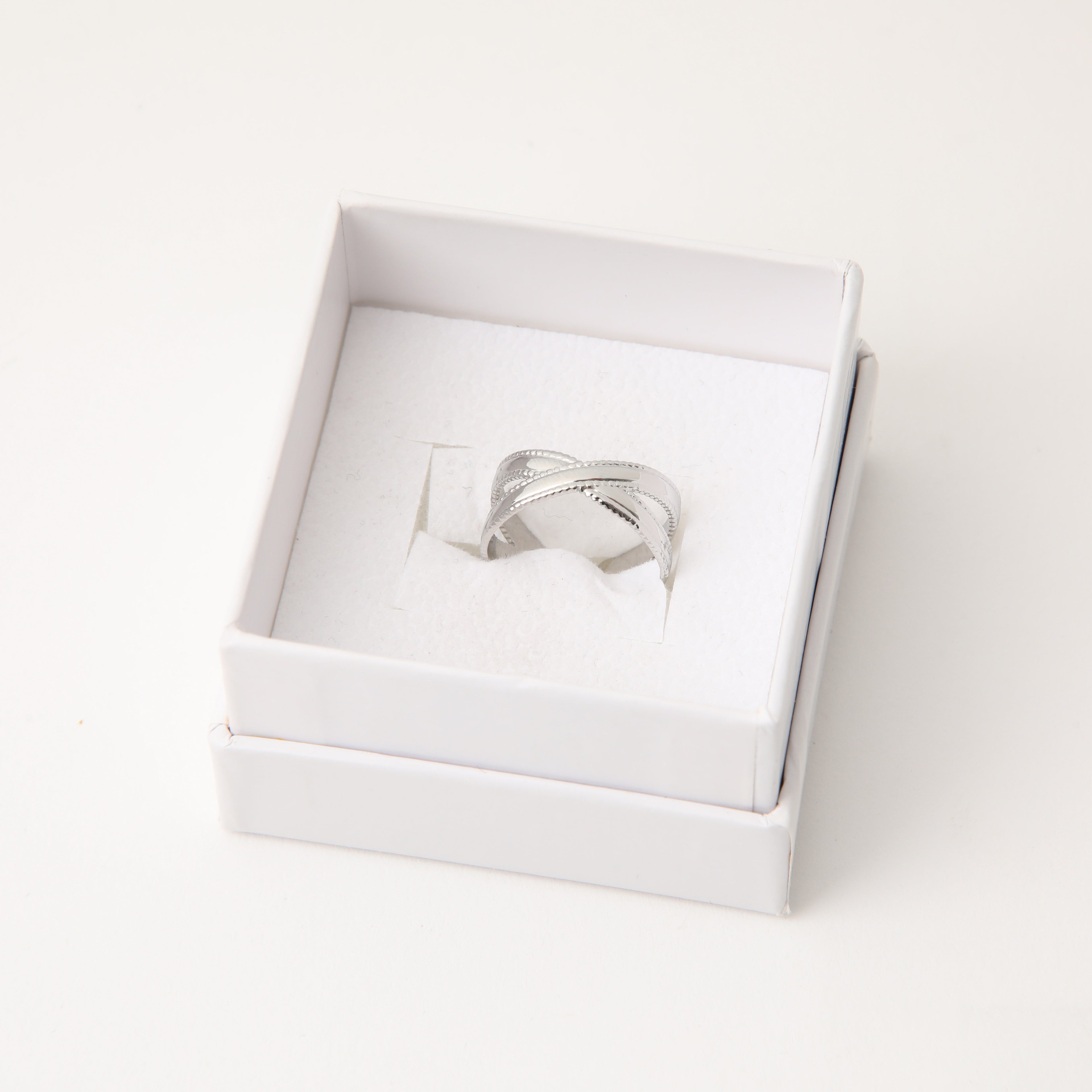 Anillo  19v69 Plateado Mujer STR214