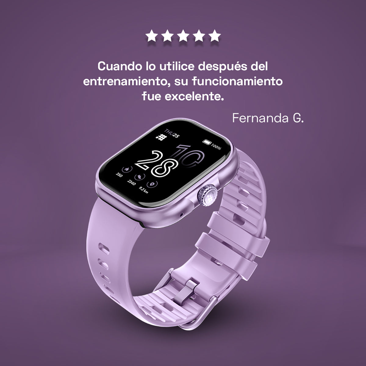 Reloj Smart Watch Cubitt CT-VIVA4 Unisex Morado