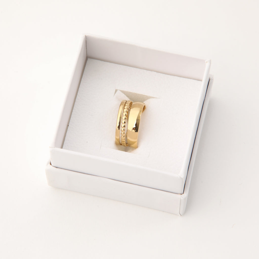 Anillo  19v69 Dorado Mujer STR273