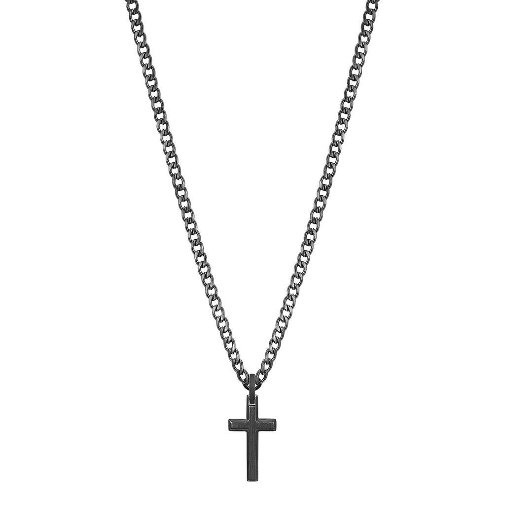 Collar Brosway Plomo Hombre BIK20