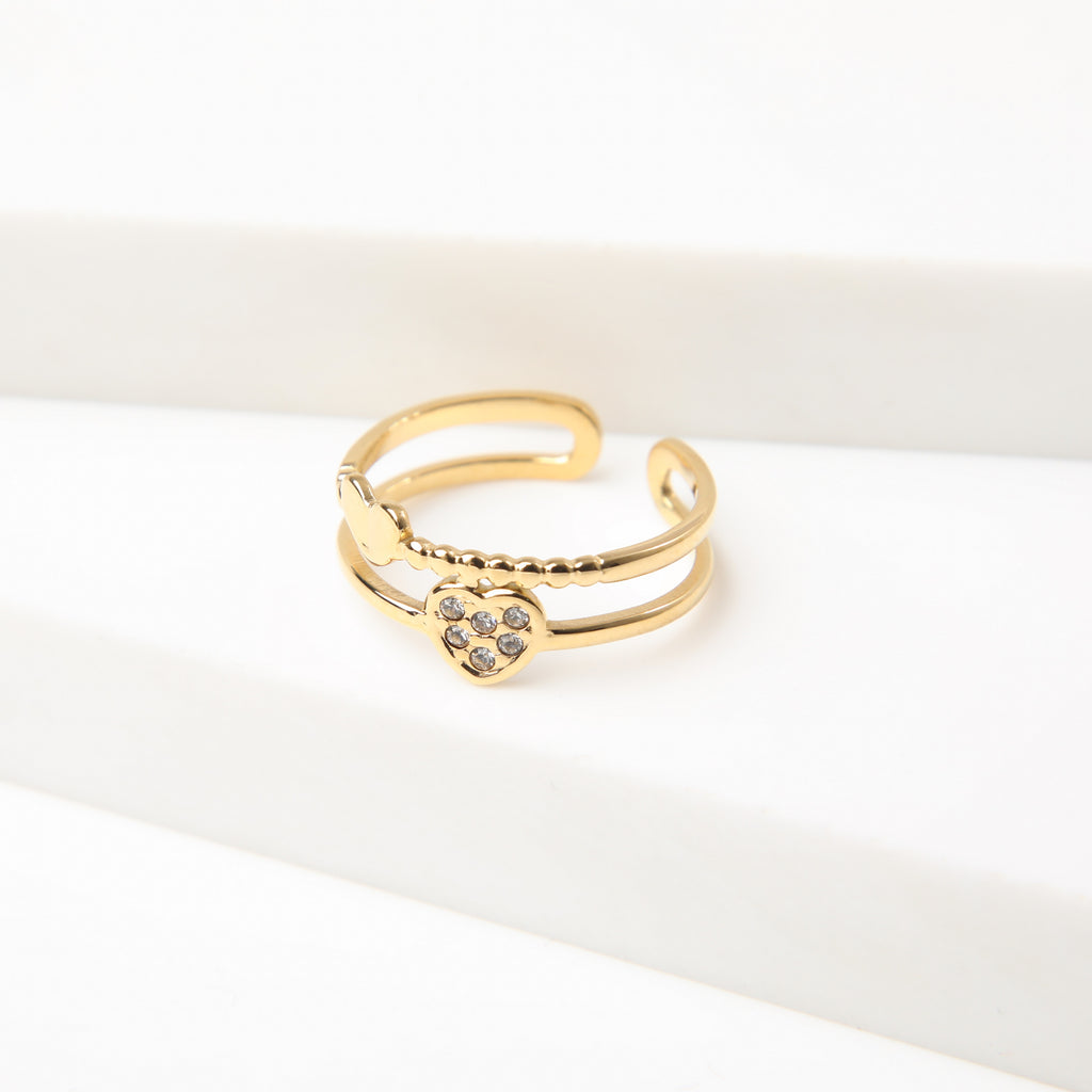 Anillo  19v69 Dorado Mujer STR305