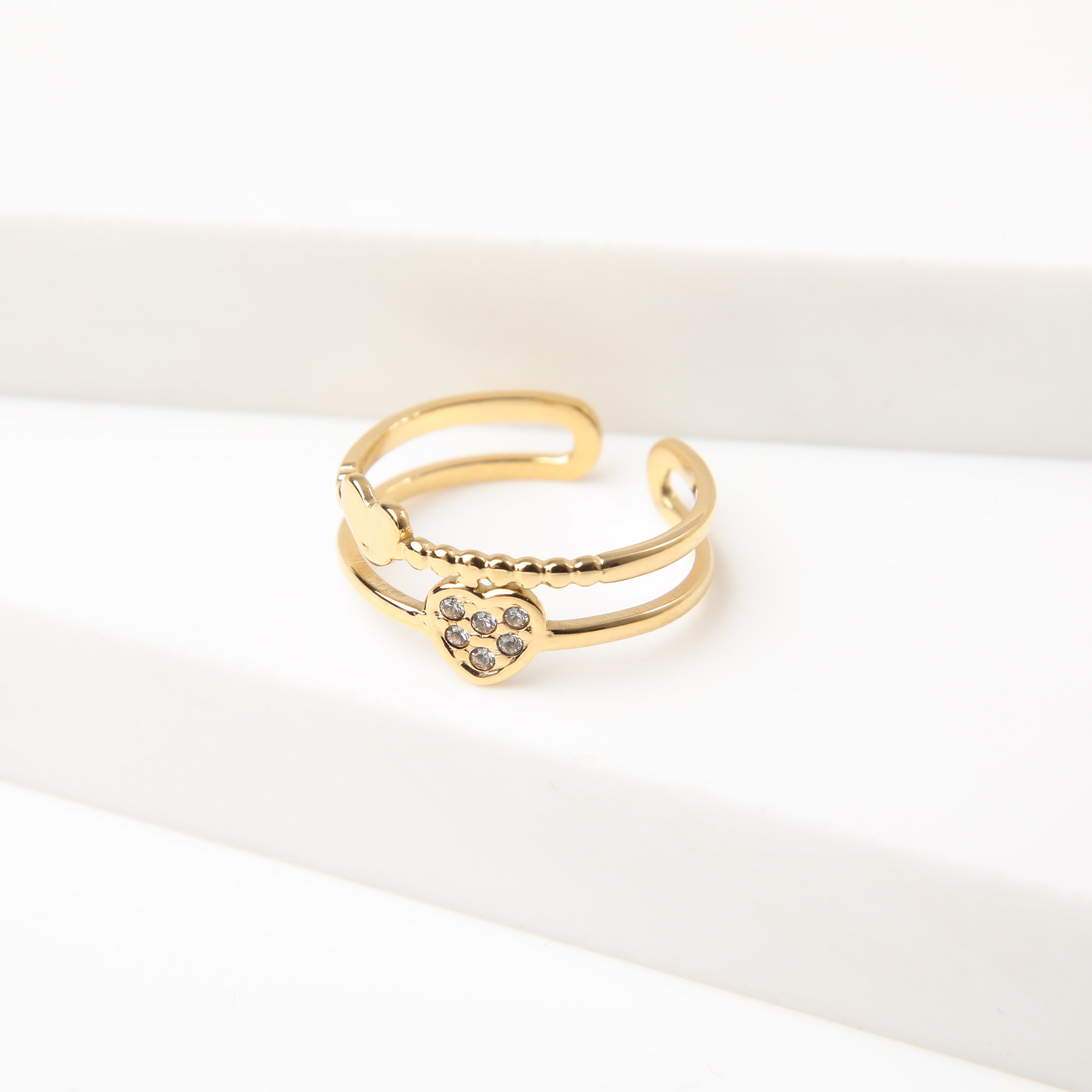 Anillo  19v69 Dorado Mujer STR305