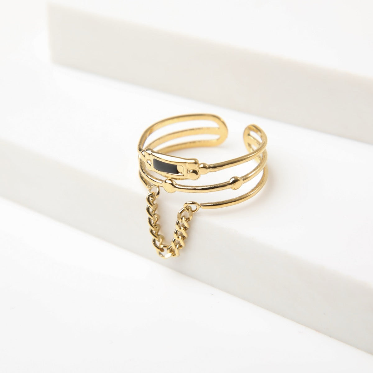 Anillo  19v69 Dorado Mujer STR088 - Multicolor / Tamaño Único