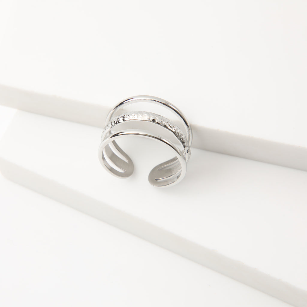 Anillo  19v69 Plateado Mujer STR390