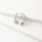 Anillo  19v69 Plateado Mujer STR390