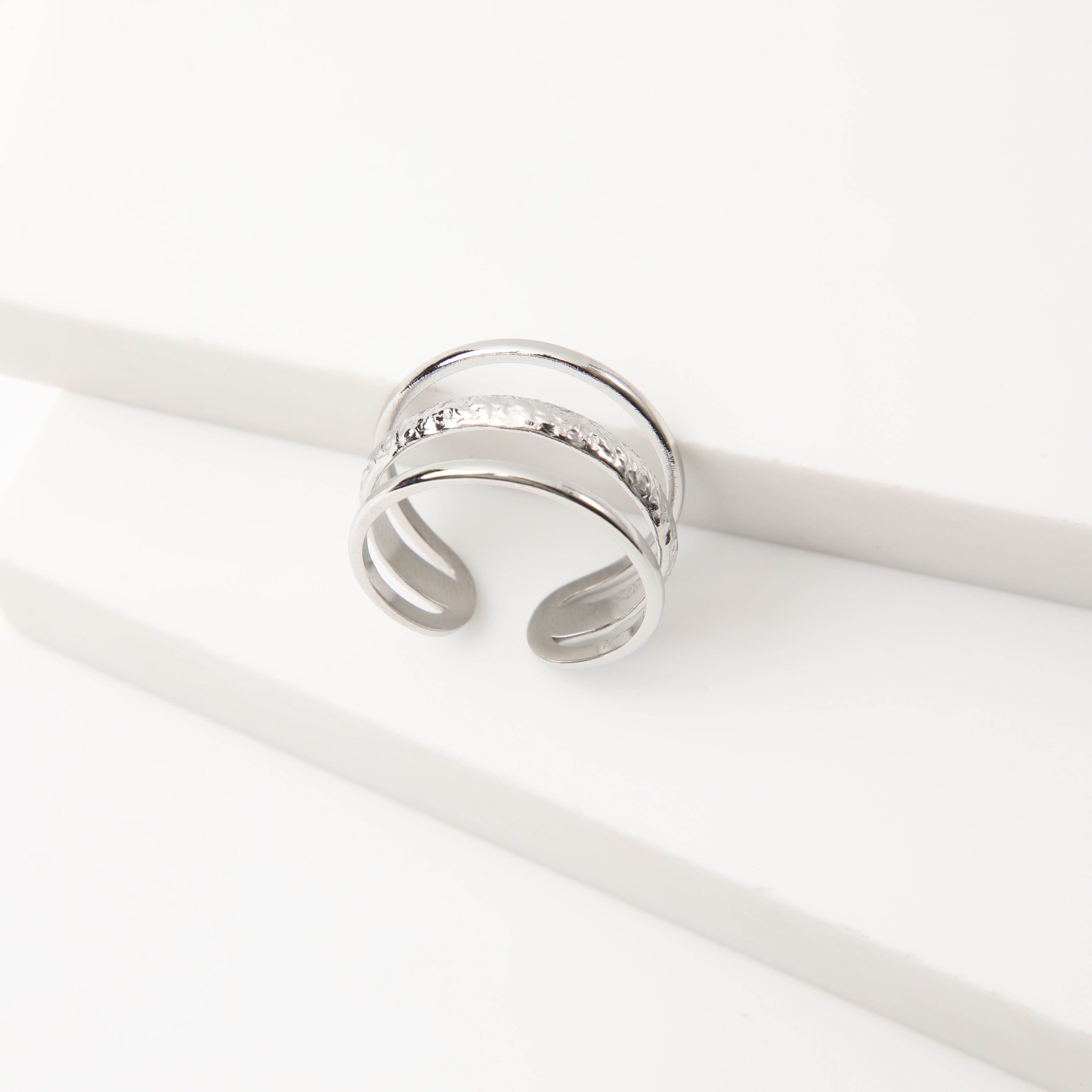 Anillo  19v69 Plateado Mujer STR390