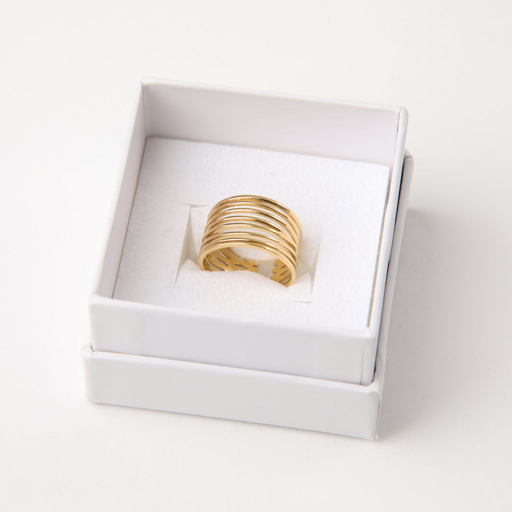 Anillo  19v69 Dorado Mujer STR340