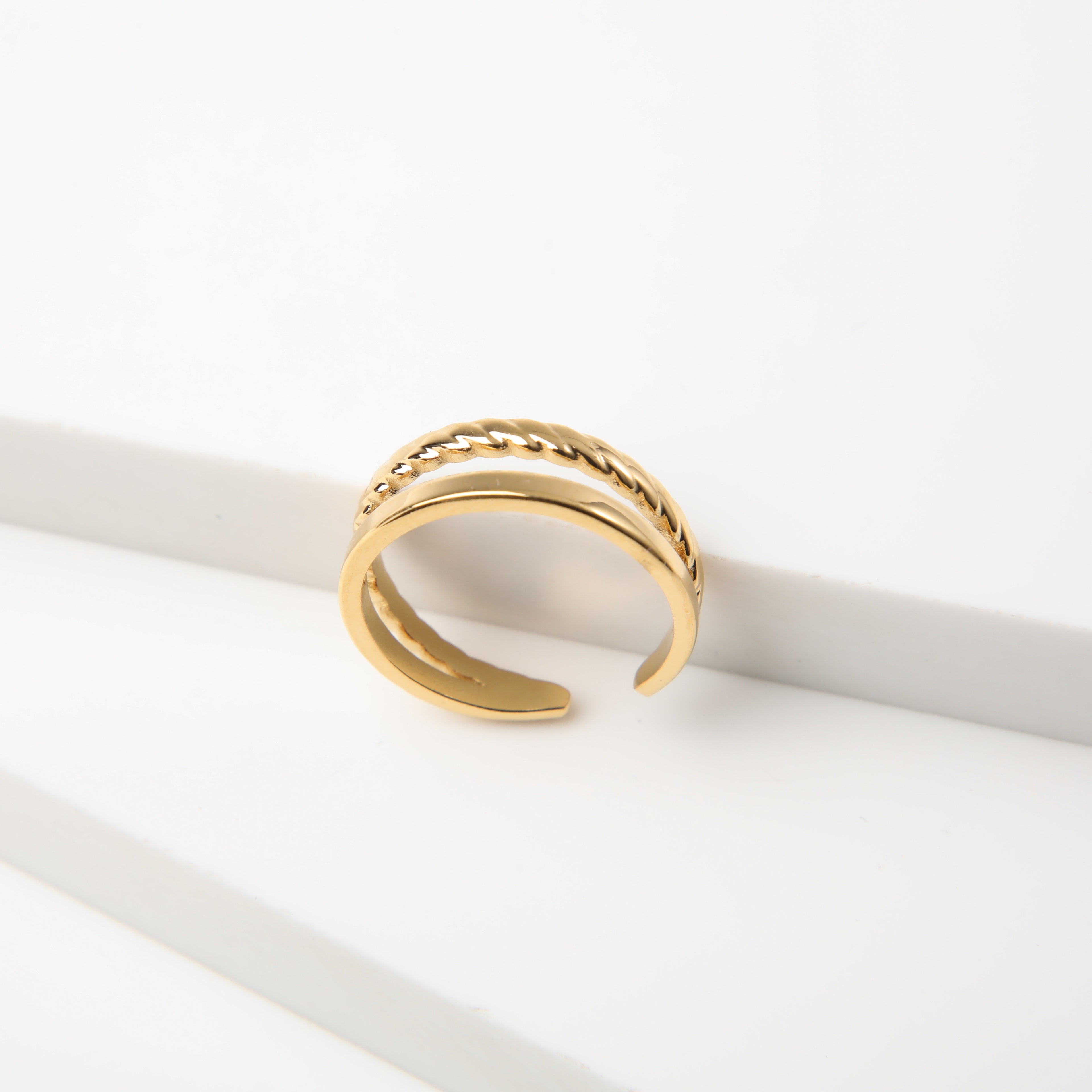 Anillo  19v69 Dorado Mujer STR253