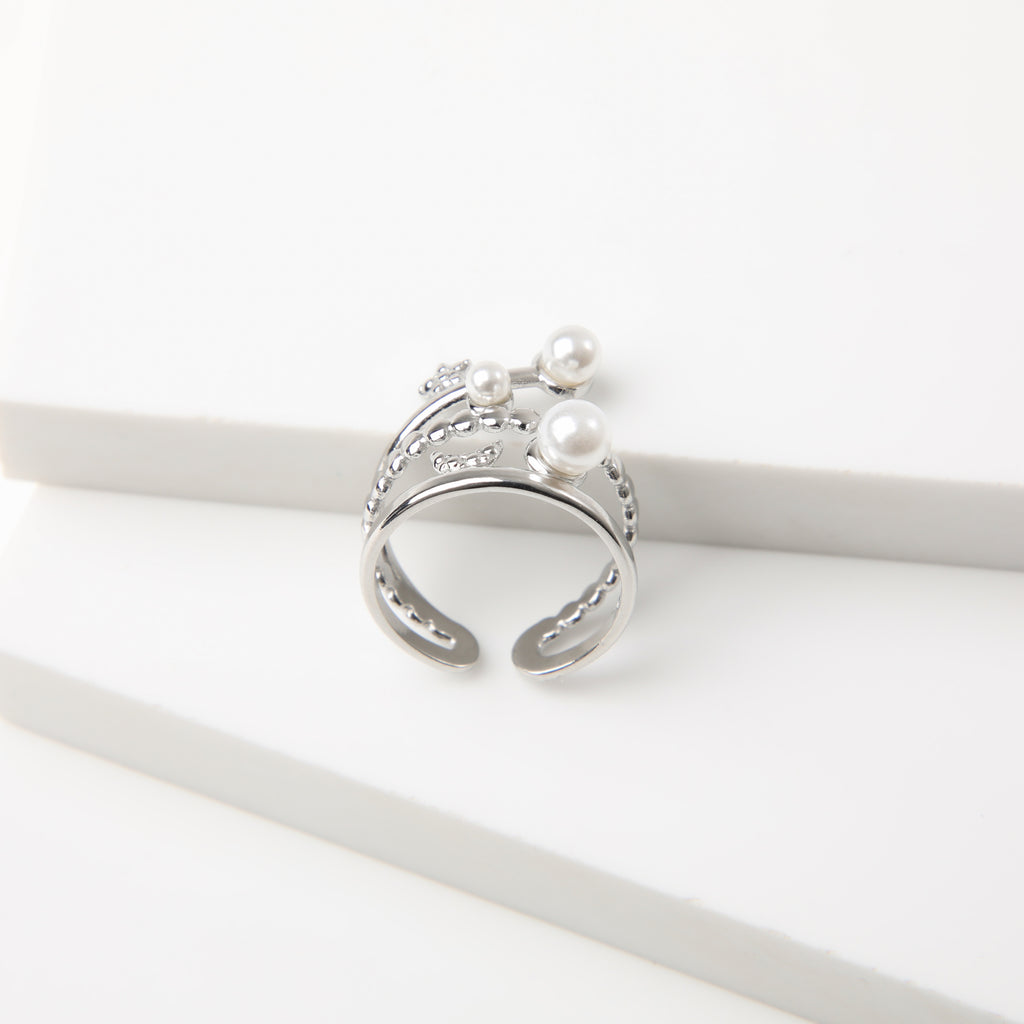 Anillo  19v69 Plateado Mujer STR166