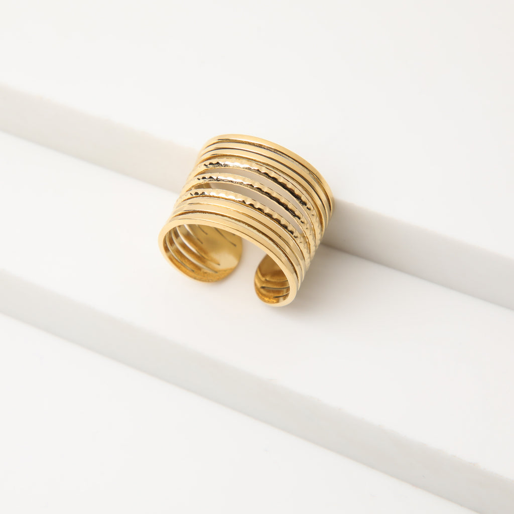 Anillo  19v69 Dorado Mujer STR295