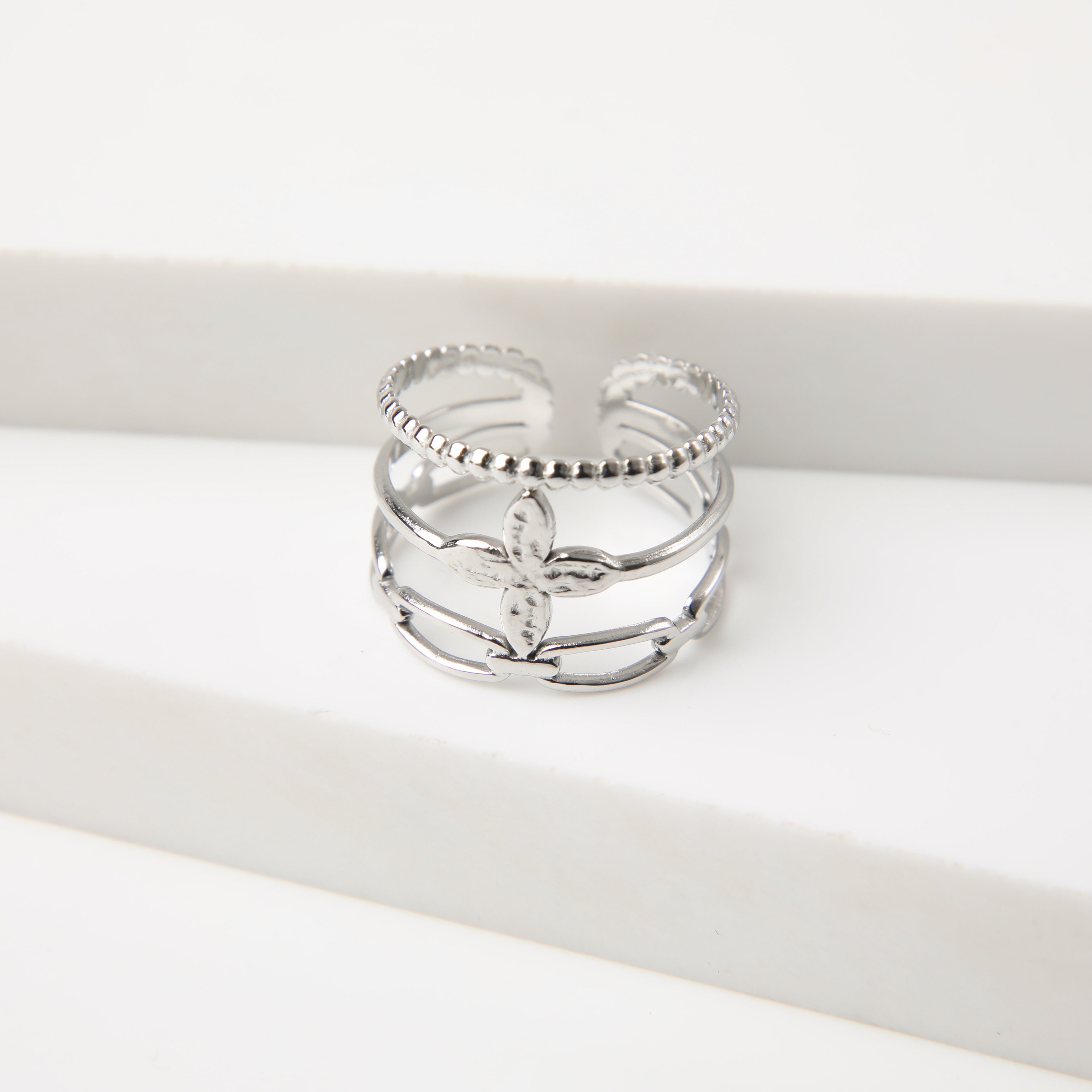 Anillo  19v69 Dorado Mujer STR446