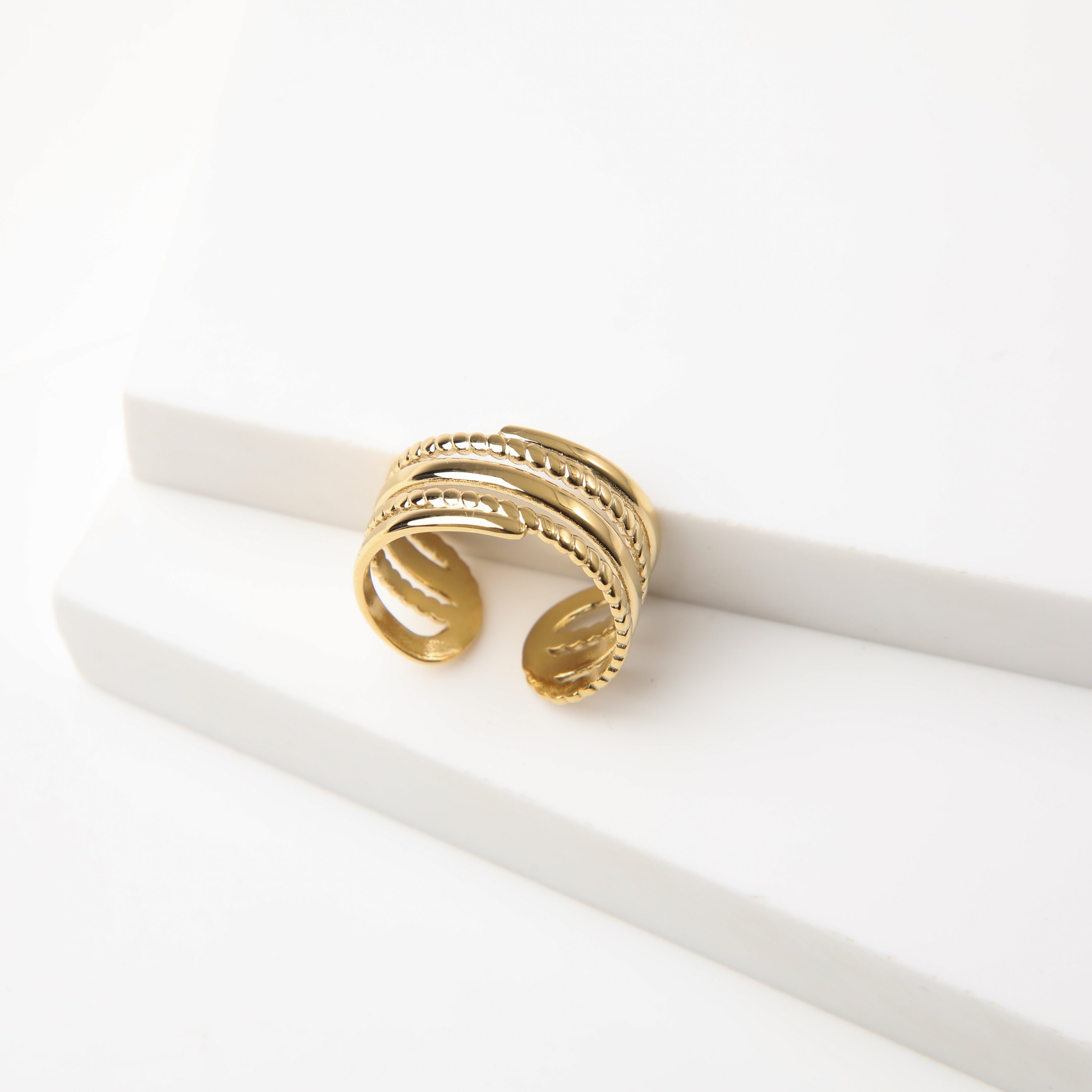 Anillo  19v69 Dorado Mujer STR206