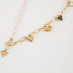 Collar Doble 19V69 Dorado Mujer STB044