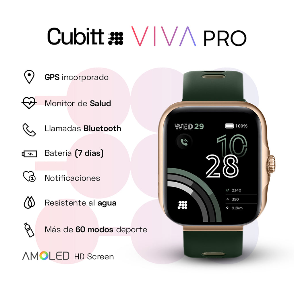Reloj Smart Watch Cubitt CT-VIVAP3  Verde