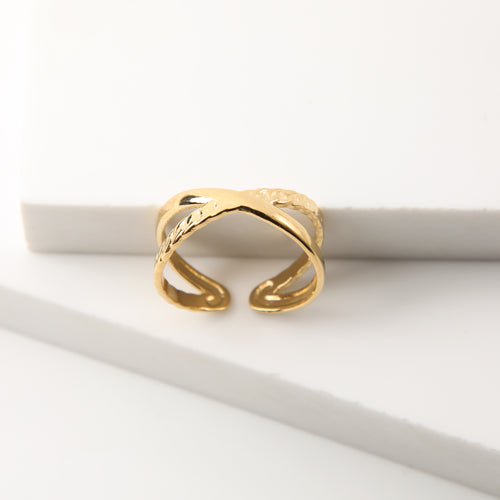 Anillo  19v69 Dorado Mujer STR334