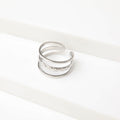 Anillo  19v69 Plateado Mujer STR390