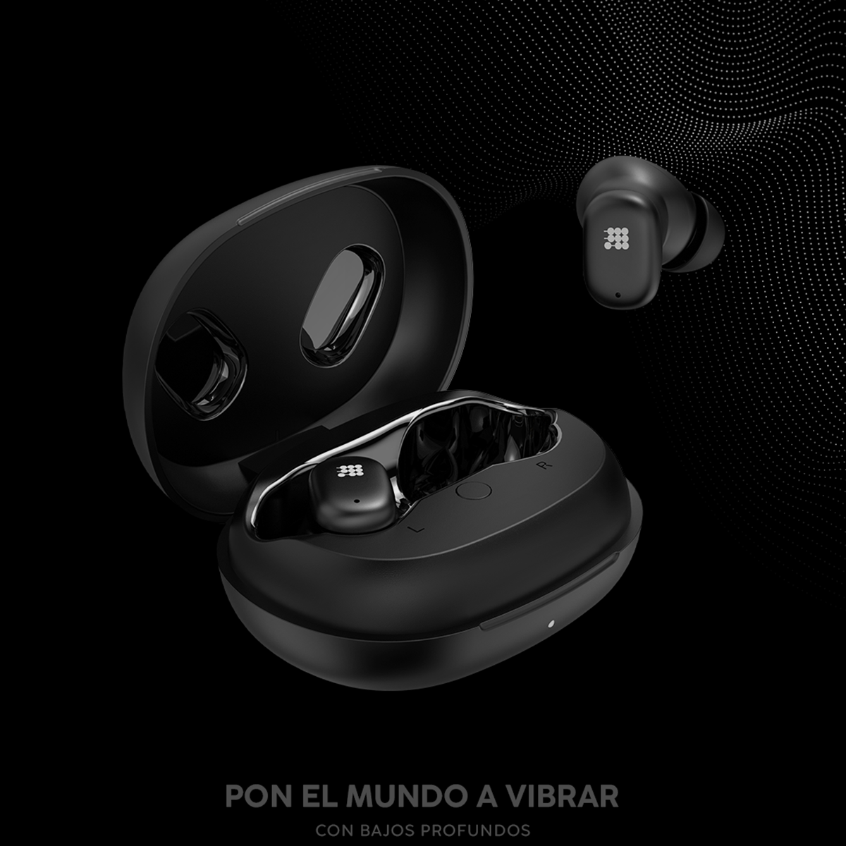 Audífonos Cubitt CT-PWBUDS1 Negro