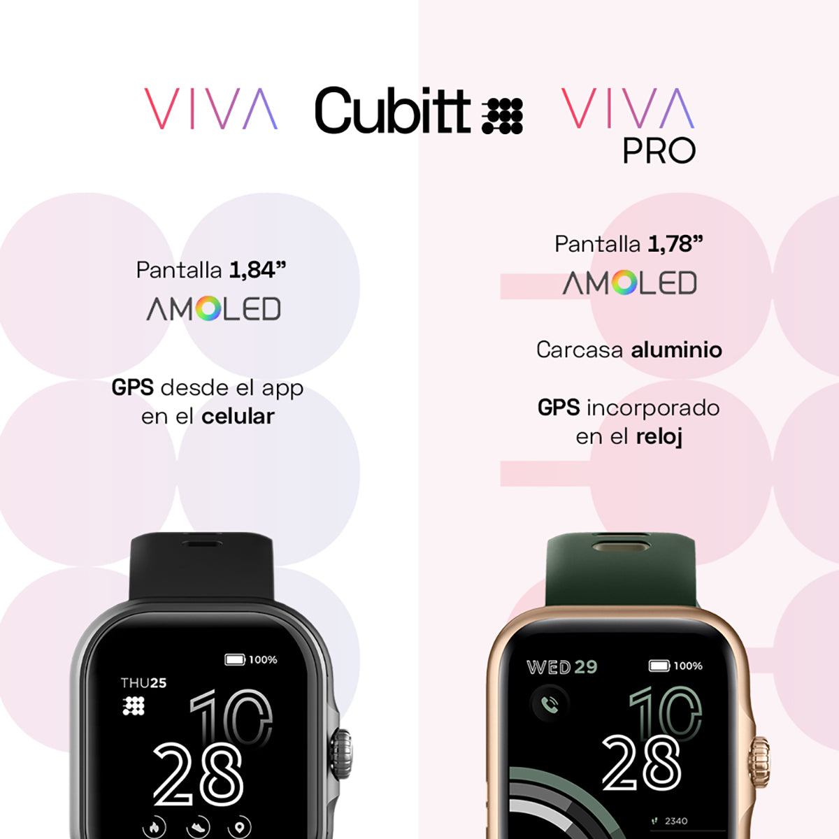 Reloj Smart Watch Cubitt CT-VIVAP3  Verde
