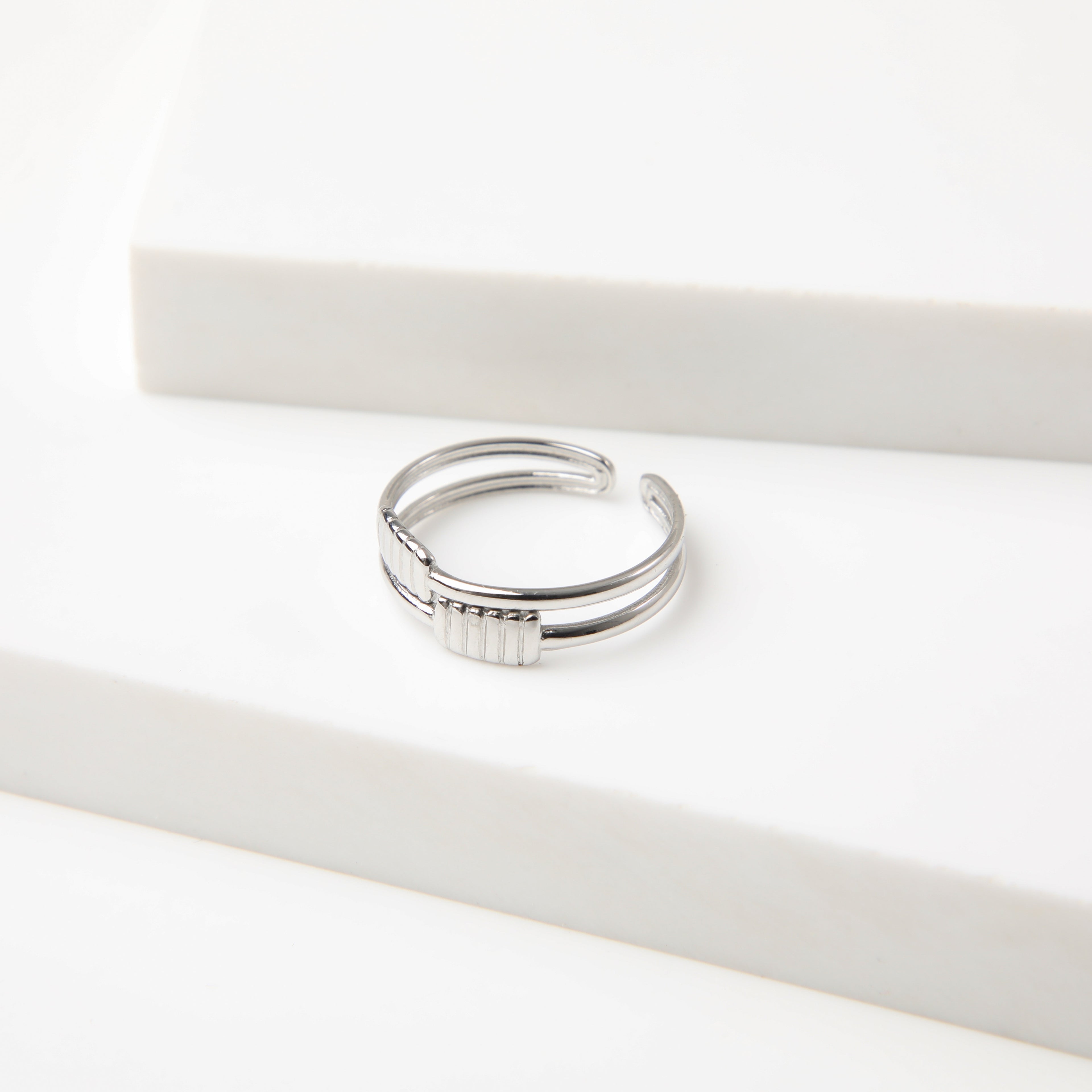 Anillo  19v69 Plateado Mujer STR222