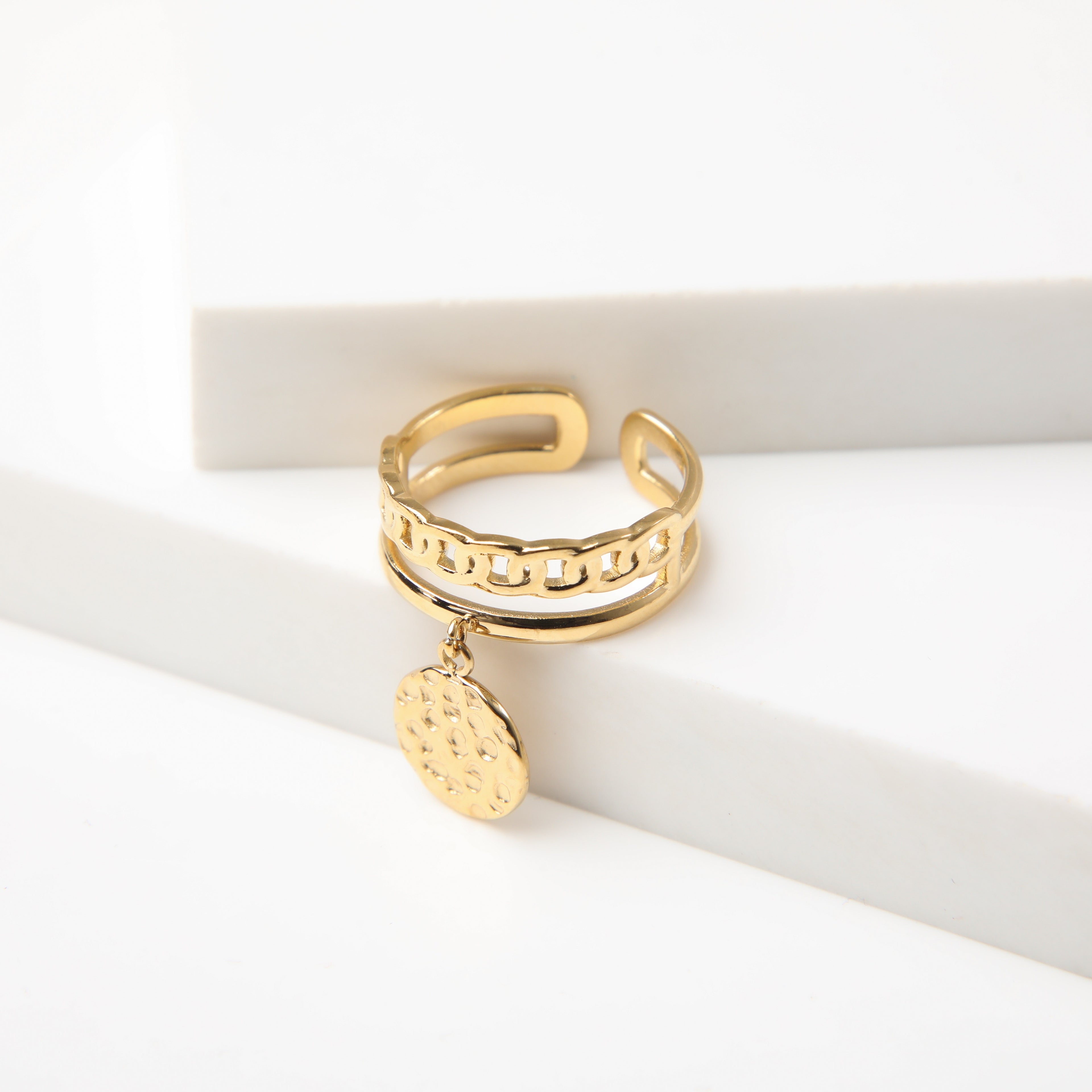 Anillo  19v69 Dorado Mujer STR193