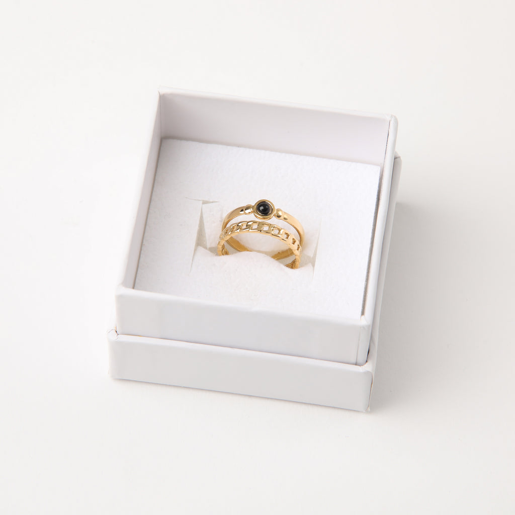 Anillo  19v69 Dorado Mujer STR132