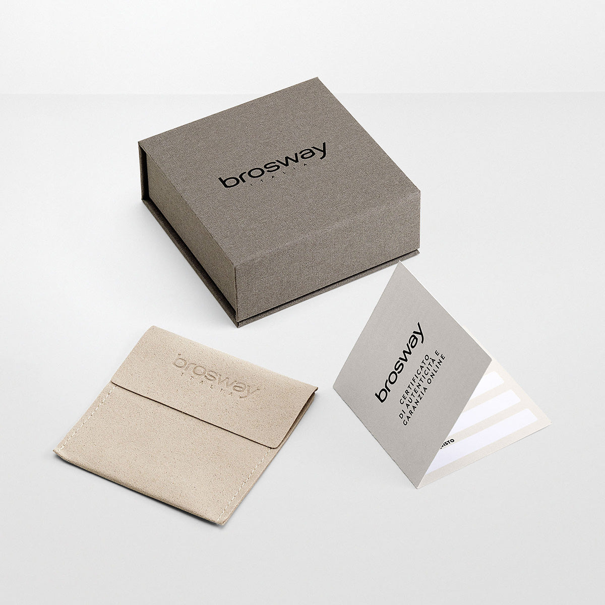 Aro Solitario Brosway   Plateado Hombre BUL64