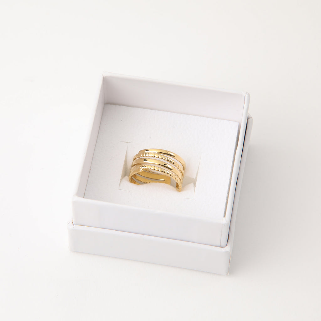 Anillo  19v69 Dorado Mujer STR206